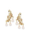 Peacock Design Stone Pearl indian New Sparkly Designer For Party And Functions Latest Earrings Collection 1848